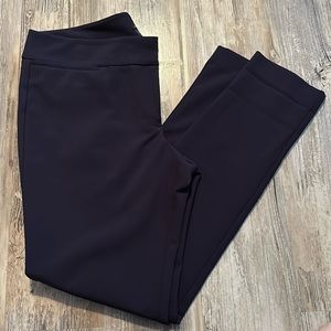 Ann Taylor Signature, navy straight leg dress pants. Size 12